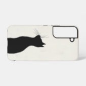 Mitternacht Cat Silhouette Phone Case Samsung Galaxy Hülle (Rückseite (Horizontal))
