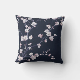 Mitternacht Cherry Blossom Pillow Kissen