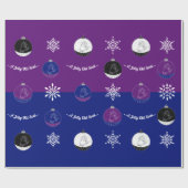 Mitternacht Clear - Snowman Geschenkpapier (Flach)