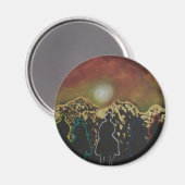 Mitternacht Cowboys Magnet (Vorderseite/Rückseite)