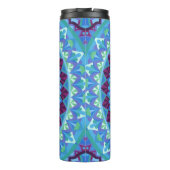 Mitternacht Dreams Mandala Thermosbecher (Rückseite)