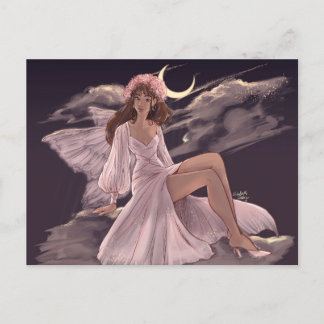 Mitternacht Fairy Postcard Postkarte