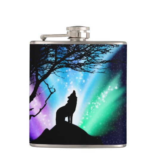 Mitternacht Flachmann (Vorderseite)