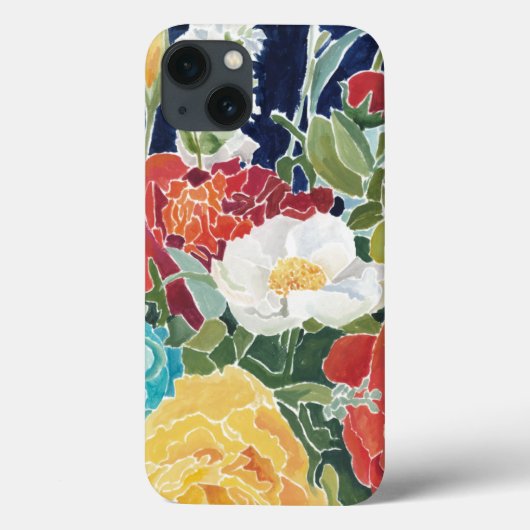 Mitternacht Florals I Case-Mate iPhone Hülle (Rückseite)