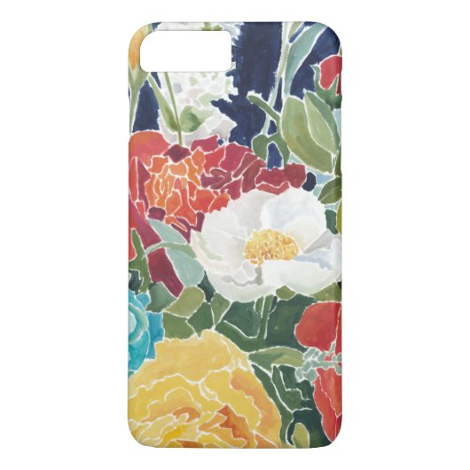 Mitternacht Florals I Case-Mate iPhone Hülle (Rückseite)