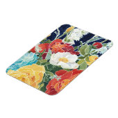 Mitternacht Florals I Magnet (Linke Seite)