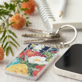 Mitternacht Florals I Schlüsselanhänger (Vorderseite rechts)