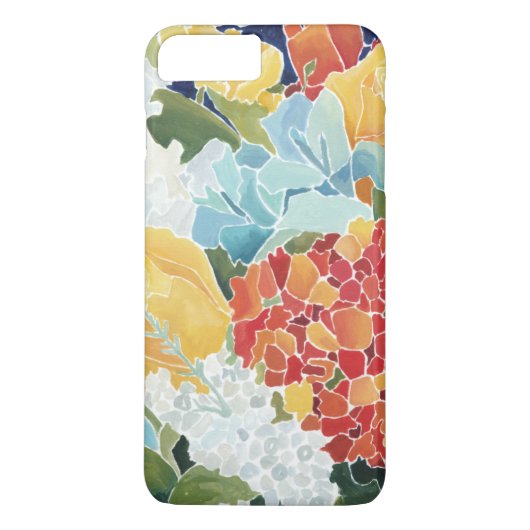 Mitternacht Florals II Case-Mate iPhone Hülle (Rückseite)
