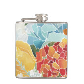 Mitternacht Florals II Flachmann (Vorderseite)