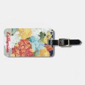 Mitternacht Florals II Gepäckanhänger (Vorderseite horizontal)