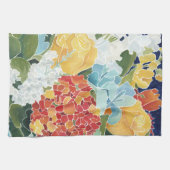 Mitternacht Florals II Handtuch (Horizontal)