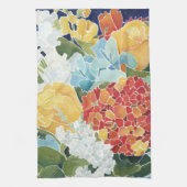 Mitternacht Florals II Handtuch (Vertikal)