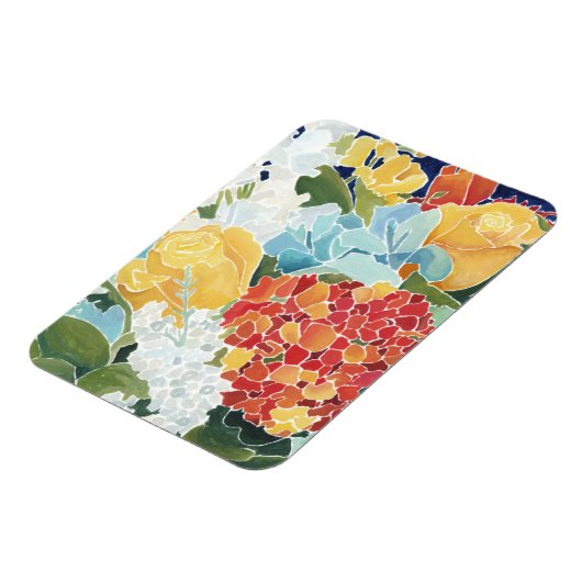 Mitternacht Florals II Magnet (Linke Seite)