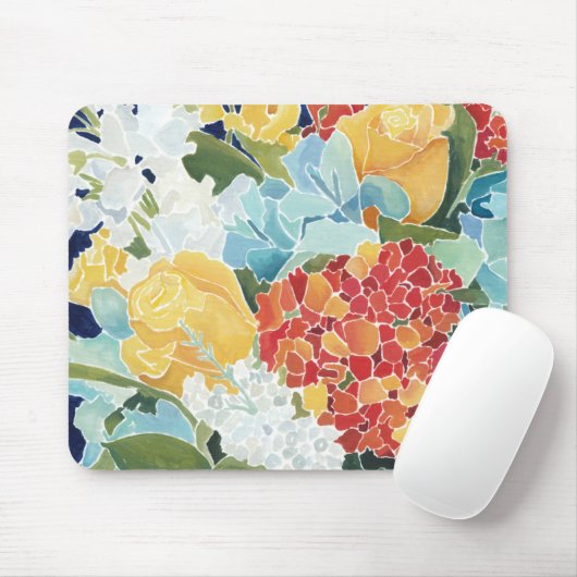 Mitternacht Florals II Mousepad (Mit Mouse)