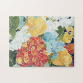 Mitternacht Florals II Puzzle (Horizontal)