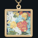 Mitternacht Florals II Vergoldete Kette<br><div class="desc">floral</div>