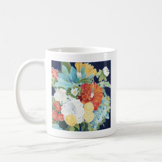 Mitternacht Florals III Kaffeetasse (Links)