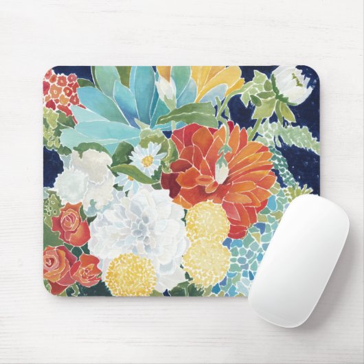 Mitternacht Florals III Mousepad (Mit Mouse)