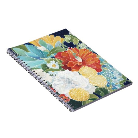 Mitternacht Florals III Notizblock (Rechte Seite)