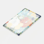 Mitternacht Florals III Post-it Klebezettel (angewinkelt)