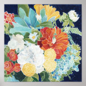 Mitternacht Florals III Poster (Vorne)