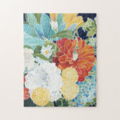 Mitternacht Florals III Puzzle (Vertikal)