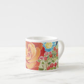 Mitternacht Florals IV Espressotasse (Vorderseite Rechts)