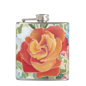 Mitternacht Florals IV Flachmann (Vorderseite)