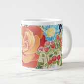 Mitternacht Florals IV Jumbo-Tasse (Vorderseite Rechts)