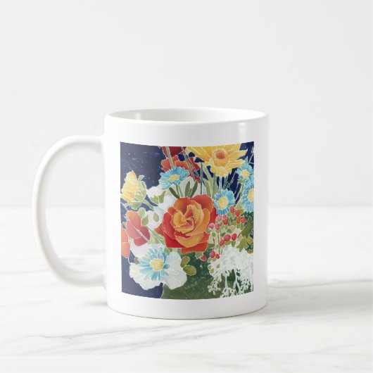 Mitternacht Florals IV Kaffeetasse (Links)