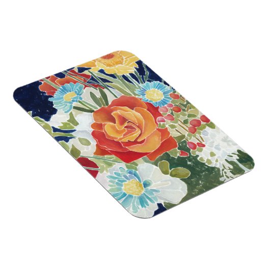 Mitternacht Florals IV Magnet (Rechte Seite)