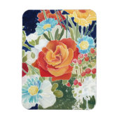 Mitternacht Florals IV Magnet (Vertikal)