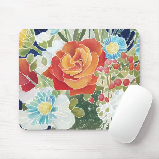 Mitternacht Florals IV Mousepad (Mit Mouse)