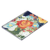 Mitternacht Florals IV Notizblock (Linke Seite)