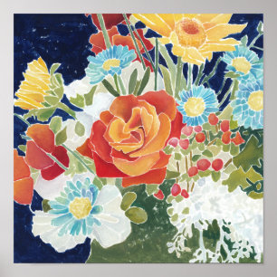 Mitternacht Florals IV Poster