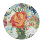 Mitternacht Florals IV Schneidebrett (Vorderseite)