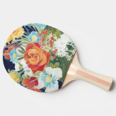 Mitternacht Florals IV Tischtennis Schläger (Seitenansicht)
