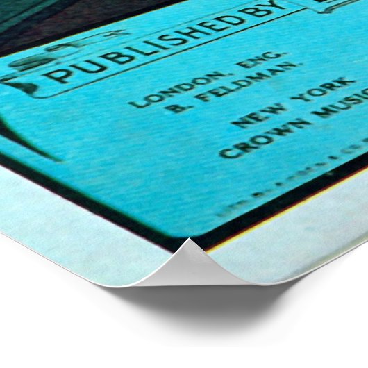 Mitternacht Flyer - Print Poster (Ecke)