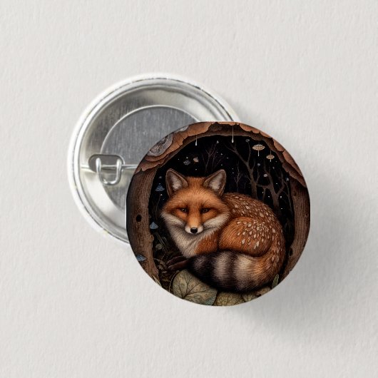 Mitternacht Fox Button (Vorne & Hinten)