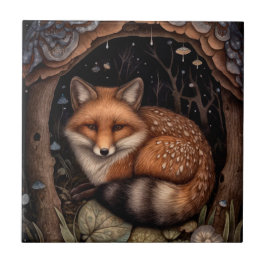 Mitternacht Fox Keramik Tile Fliese