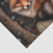 Mitternacht-Fox-Testpapier Seidenpapier (Ausschnitt)