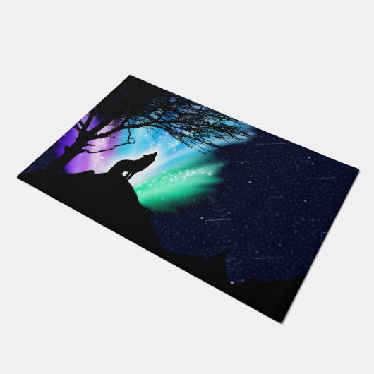 Mitternacht Fußmatte (Schrägansicht)