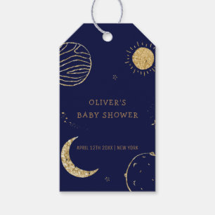 Mitternacht Galaxy Moon Star Babydusche Geschenkanhänger