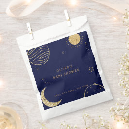 Mitternacht Galaxy Moon Star Babydusche Geschenktütchen