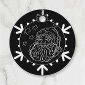 Mitternacht Geschenkanhänger (Vorderseite)