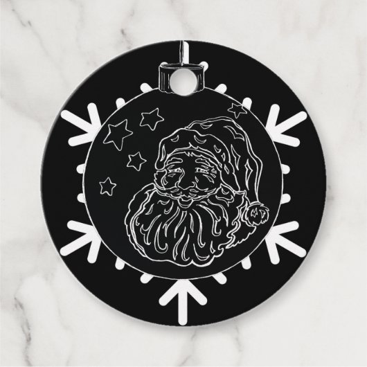 Mitternacht Geschenkanhänger (Vorderseite)