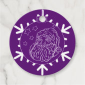 Mitternacht Geschenkanhänger (Vorderseite)