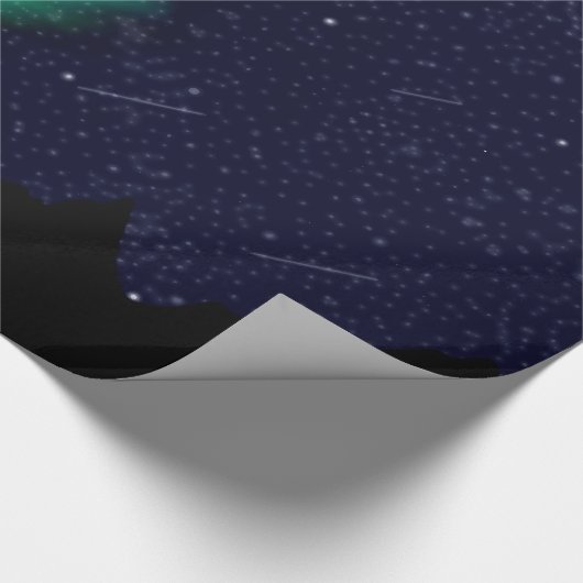 Mitternacht Geschenkpapier (Ecke)