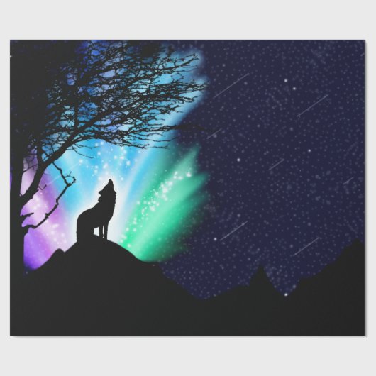 Mitternacht Geschenkpapier (Flach)