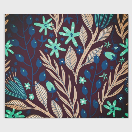 Mitternacht Geschenkpapier (Flach)